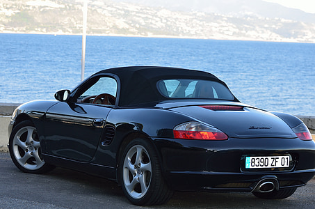 porsche boxster, auto, sport, car, black, two-seater, mid-engined
