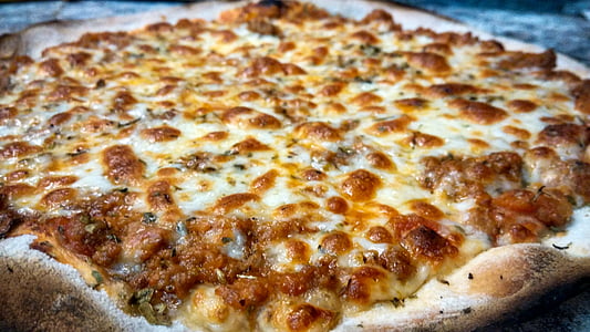 bolognesa, bánh pizza, thực phẩm, thịt, che, pho mát, phô mai mozzarella