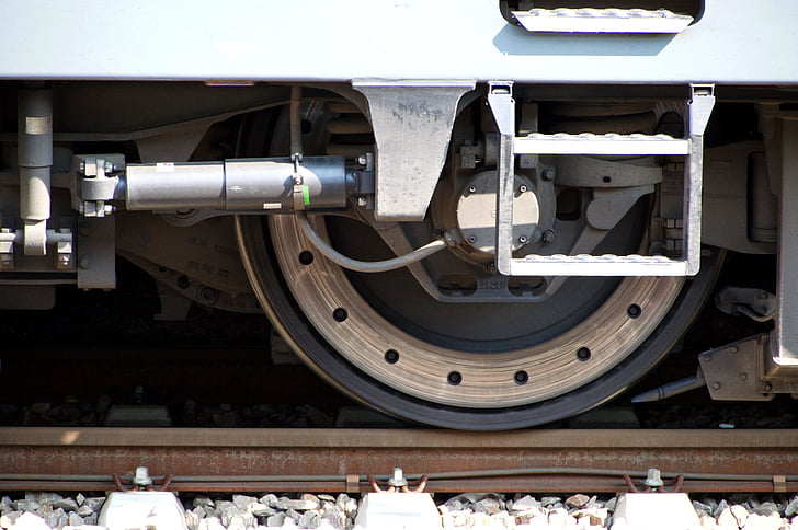 колесо, вагон, на поезде, железная дорога, Железнодорожная станция, DB, детали