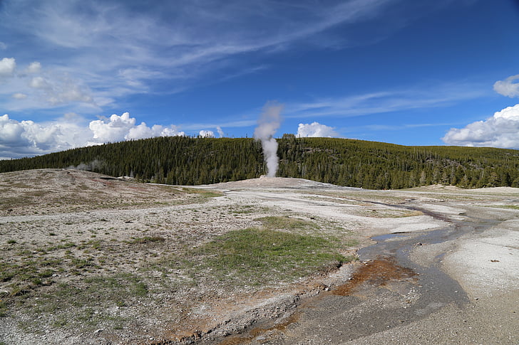 Θερμοπίδακας, εθνικό πάρκο Yellowstone, το τοπίο