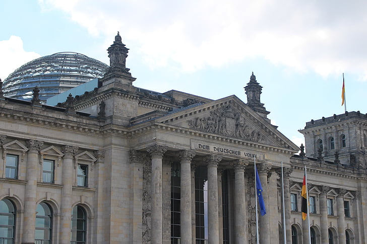 Bundestagi, Riigipäevahoone, Saksamaa, Berliin, valitsus, kapitali, hoone