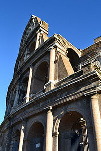 Coliseum, Roma, duvar, İtalya, Ark