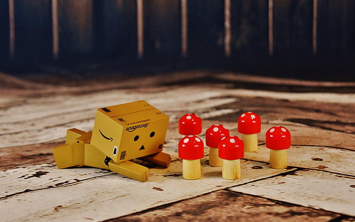 luck mushrooms, danbo, figure, good luck, funny, cute, toy