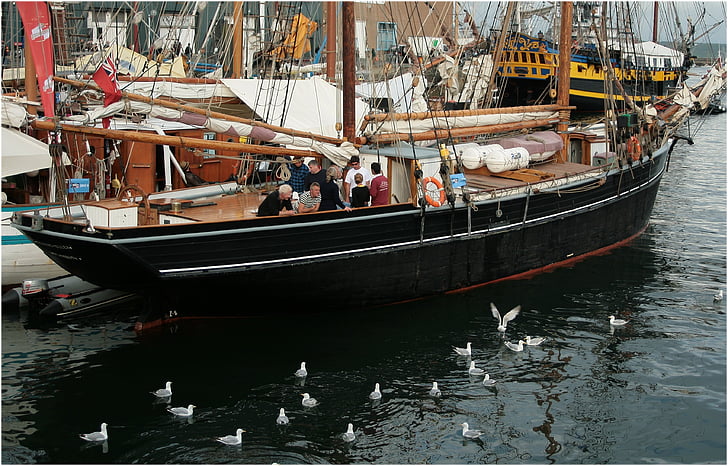 båd, Brest 2012, Brest, port, Marine, nautiske fartøj, havet