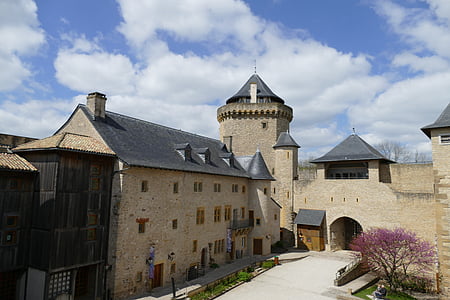 lâu đài, ở, Pháp
