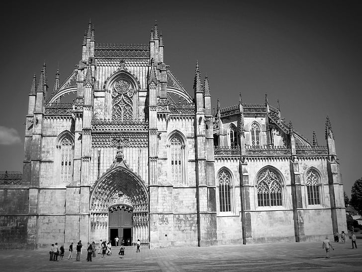 Portugali, kirkko, historiallisesti, katedraali, arkkitehtuuri, rakennus, muistomerkki