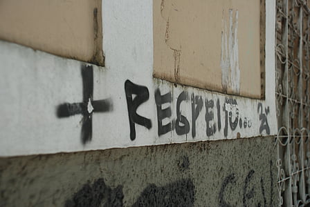 picho, grafit, respektera, meddelande, Center, Urban, urbana