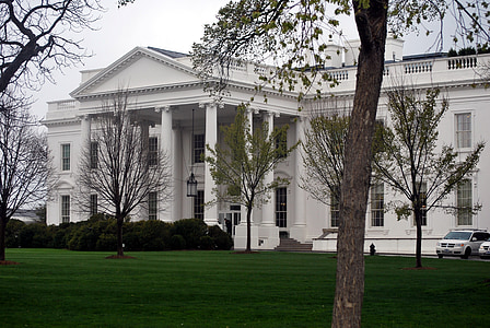 hvit, huset, Washington, DC, regjeringen, president, arkitektur