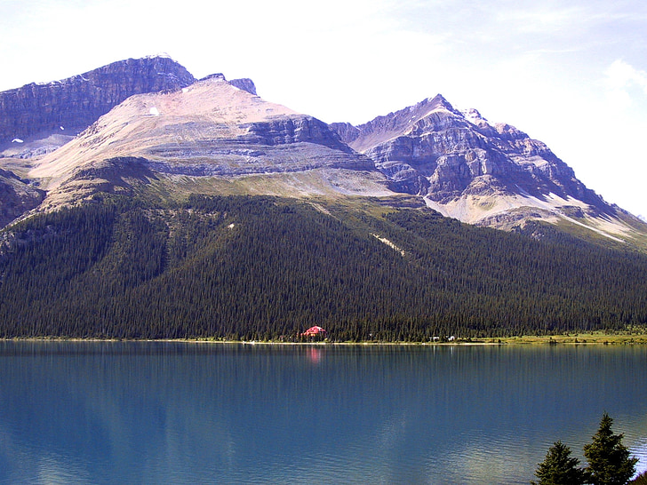 Canada, Banff, Lac, paysage, naturel, Parc, en plein air