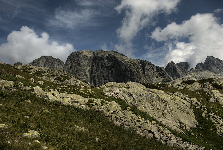 Slovakija, Tatrai, kraštovaizdžio, vaizdas iš viršaus, kalnai, Gamta, Rodyti