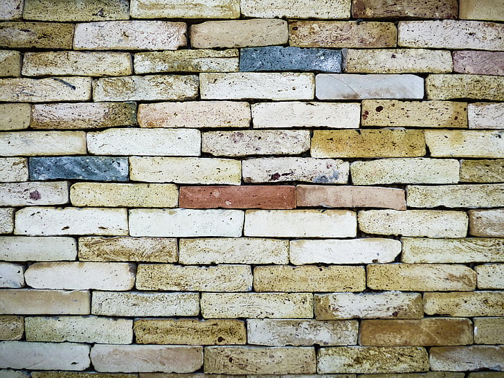 background, brick wall, brick, building, color, wall, structure