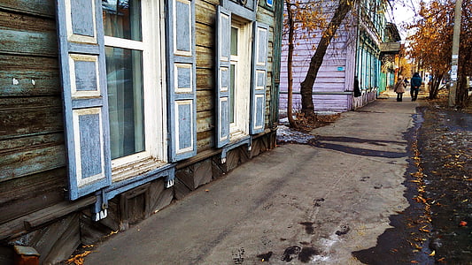 gelir, gibi, evleri, Irkutsk