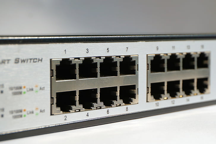it, switch, network, data processing, connection, data, patch cable