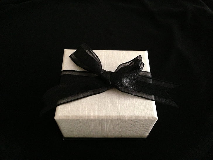 present, gift, bow, ribbon, box, valentine, box - Container