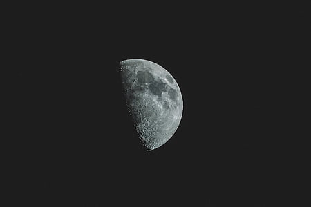 cratere, scuro, Luna, Lunar, Luna, cielo, astronomia