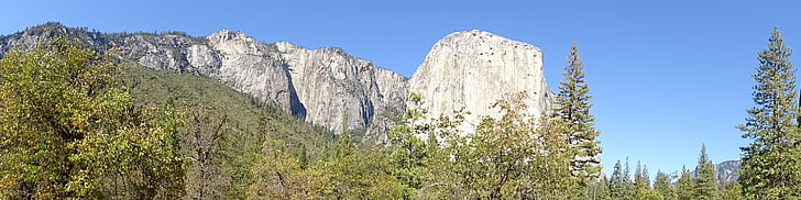 Yosemite, nemzeti park, el capitan, panoráma, rock formáció, monolit, Gránit