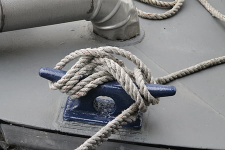 barco, cuerda, ancla, de la nave, mar, náuticos, lazo