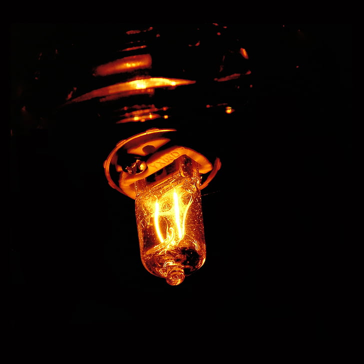 лампа, енергія, електричні, ніч, Галогенні