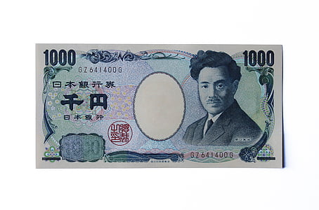 Yen, argent japonais, Japon, argent, devise