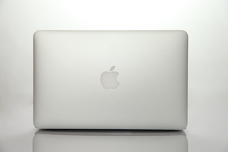 apple, laptop, still life, products, metal, electronic products, white
