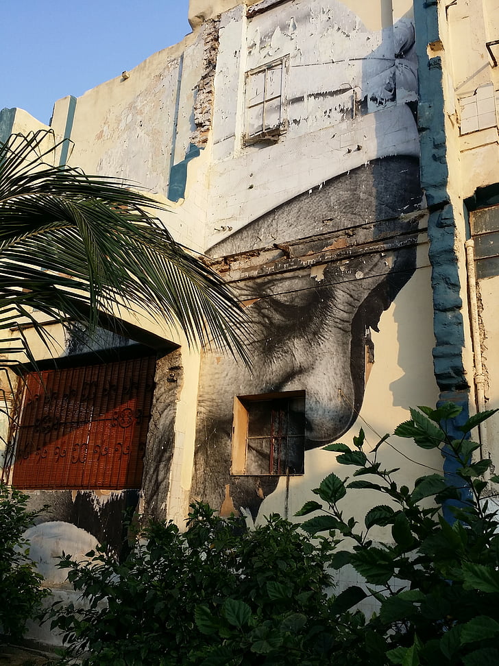 Havana, Cuba, straatkunst, muurschildering, Caraïben, het platform, Straat
