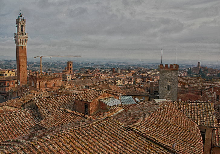 tető, Olaszország, olasz, épület, utazás, építészet, Európa