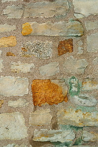batu bata, lama, dinding, bangunan, batu, batu, struktur