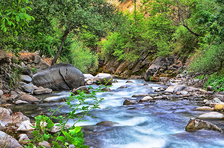 แม่น้ำ, ภูมิทัศน์, ตุรกี, ธรรมชาติ, สีเขียว, เปิดโล่ง, natur