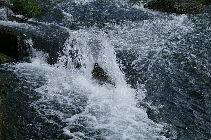 air terjun, biru, Sungai
