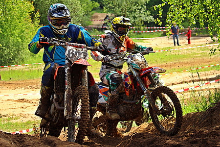 moto, Enduro, Motocross, Dirtbike, course de motocross, Racing, sable