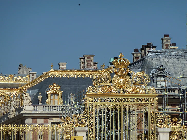 Versailles-i, cél, arany, Castle, Sun king