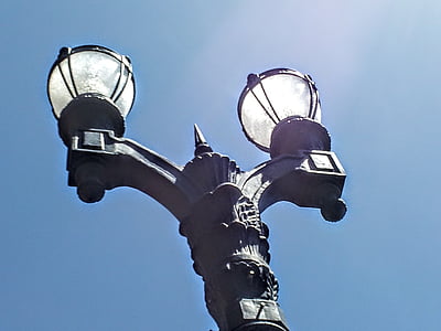 los angeles, street lamps, street light
