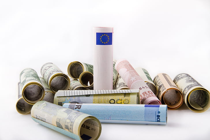 евро, долар, на Европейския съюз, валута, криза, монети, Бизнес