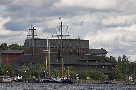 museum, stockholm, sweden, iron, building