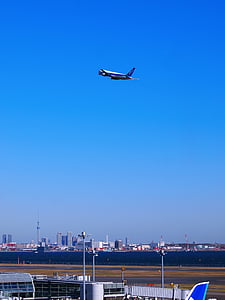 Haneda, Tokiói nemzetközi repülőtér, repülőtér, Ana, Jet, terminál, Futópálya