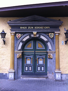 portál, vchodu do domu, cíl, Erfurt, aby sonneborn, historicky