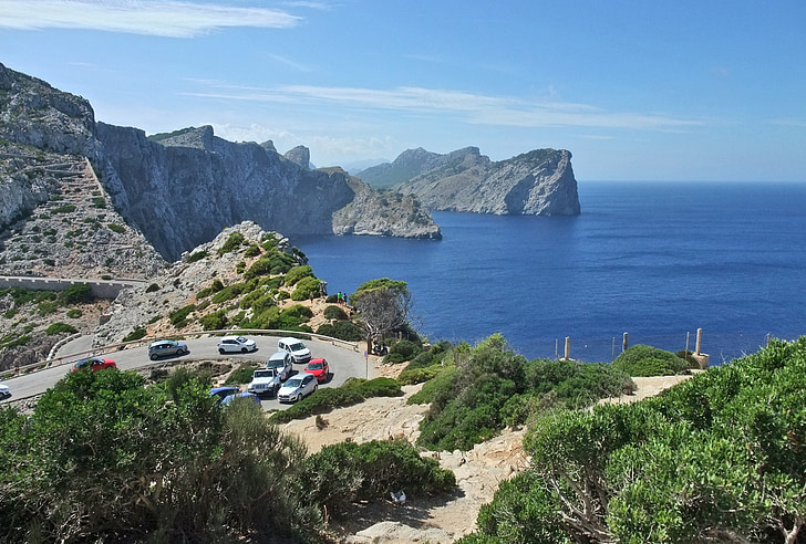 Mallorca, Cap de formentor, Wybrzeże, Rock, morze