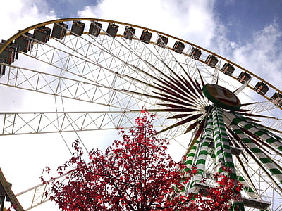 Bad hersfeld, lullusfest, bianglala, Bellevue, tahun pasar, festival rakyat, Fairground