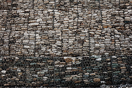 formigó, pedra, paret, patró, Roca mur, amb textura, fons