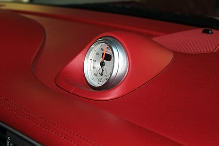 avto, notranjost avtomobila, bordojsko rdeča barva, Porsche, razkošje, nadzorne plošče, vozila
