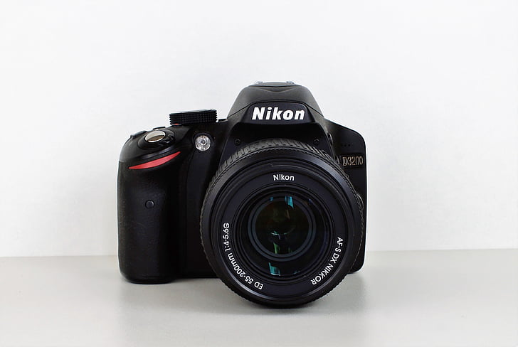 camera, nikon, old camera, photo camera, photograph, flash light, digital
