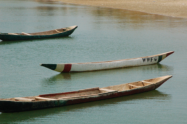 boats, canoes, fishing, wood, nautical Vessel, nature, water