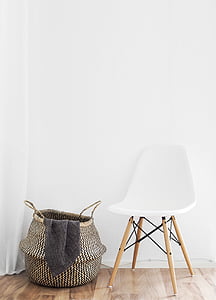 basket, chair, furniture, domestic Room, wood - Material, table, indoors