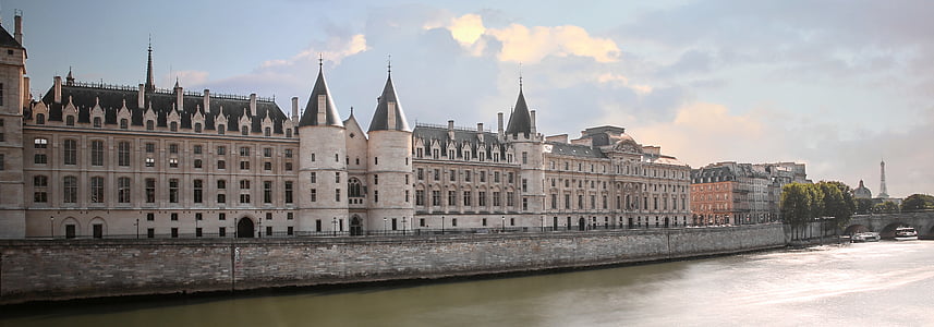 巴黎, 塞纳河, 法国, 建筑, 河, 纪念碑, 欧洲
