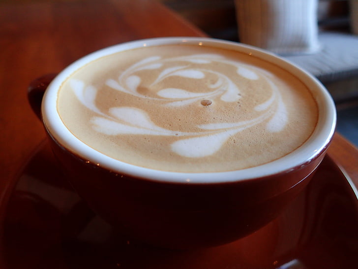 kaffe, Latte art, kopp kaffe, latte, Cup, cappuccino, drikke