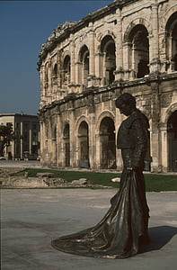 Tore, amfiteater, Torero, Statue