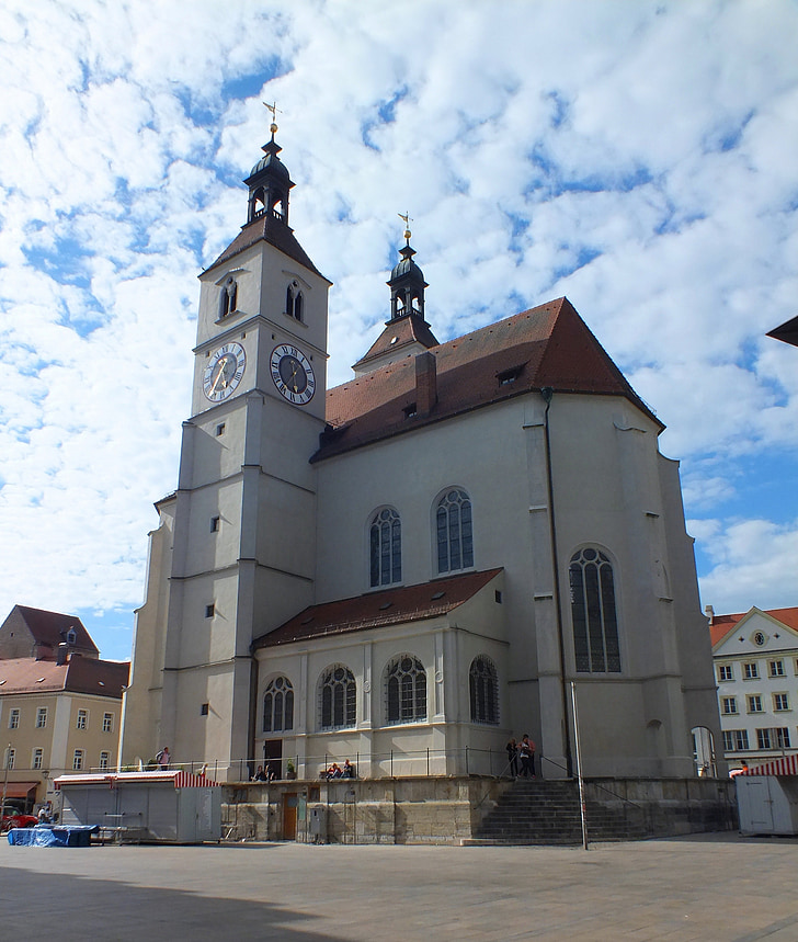 Regensburg, baznīca, Vācija, Bavaria, Austrumeiropas bavaria, protestantu