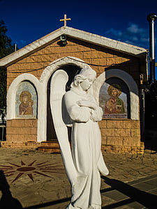 Cyprus, vrysoules, engel, kerk, religie, geloof