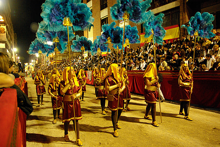 Espanha, Lorca, Semana Santa, desfile, egípcios