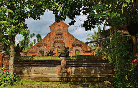 Bali, templom, indonéz, Indonézia, Ubud, Landmark, kultúra